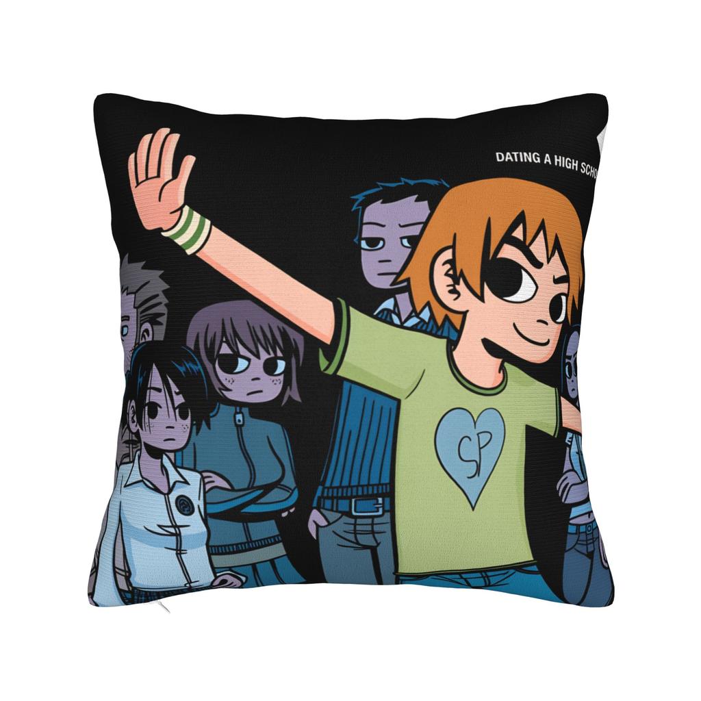 Scott Pilgrim Vs The World Anime Pillow Cover Comfy Cushion Cover Morden Pillow Case For Sofa Car Home Decor