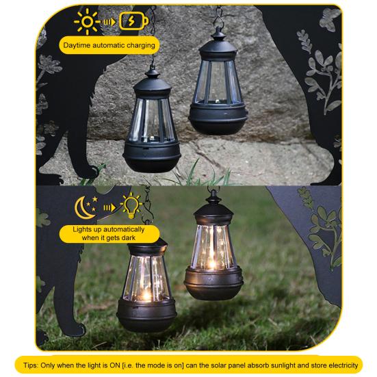 2 Stück Metall Katze Solarleuchten Außen Schwarze Katze Und Schmetterling Hof