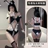 New Sexy Underwear Female Sexy Bunny Uniform Suit Fungus Edge Open One-piece Temptation
