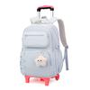 Children School Backpack  For Girls Trolley Bag With Wheels Students Backpack Kids Book Bag Rolling School Bag Wheeled Backpack