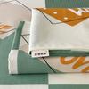 Checkered Pattern Bed Sheet Set Cotton Bed Sheets with Pillowcases Thickened Extra Soft Bedding Set Skin-friendly Breathable