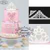 Crown Plastic Fondant Cutter Cake Mold Fondant Mold Fondant Cake Decorating Craft Bakeware