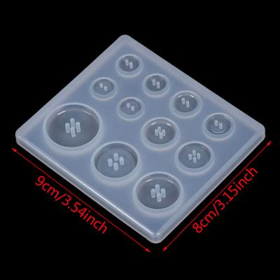 Diy Silicone Pendant Mold Making Jewelry For Resin Necklace Button Mould Craft
