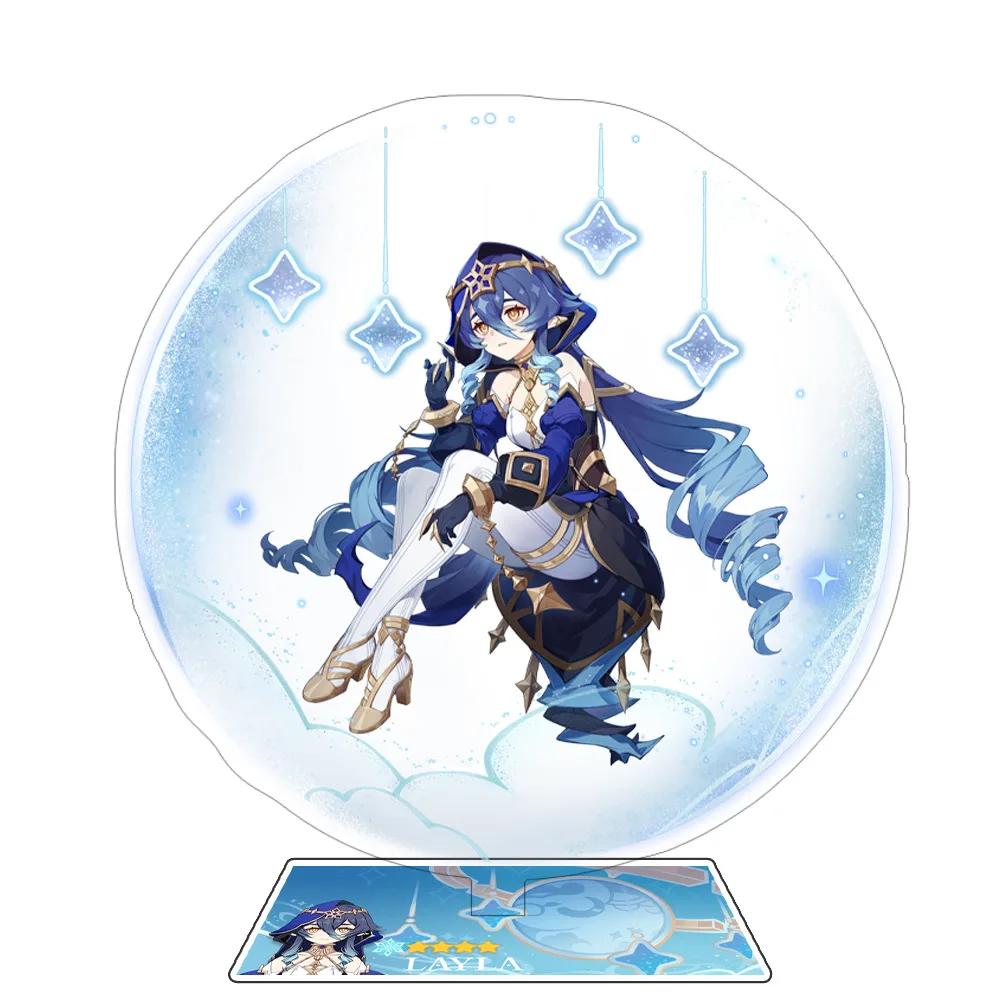 Anime Figure Impact Wanderer Nahida Cyno Yelan Acrylic Stand Model Plate Desk Decor Standing Sign Fans Gift