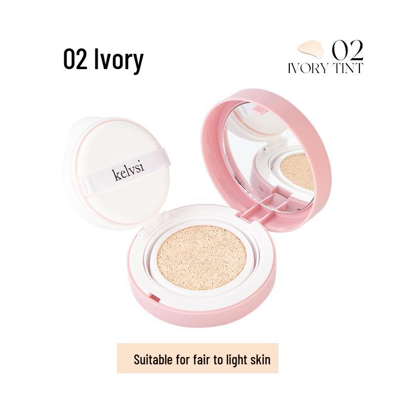 

Kerris Cushion BB Cream: Moisturizing, Long-Lasting, Lightweight, Non-Cakey, Waterproof, Sweatproof Foundation Concealer 12g слоновая кость