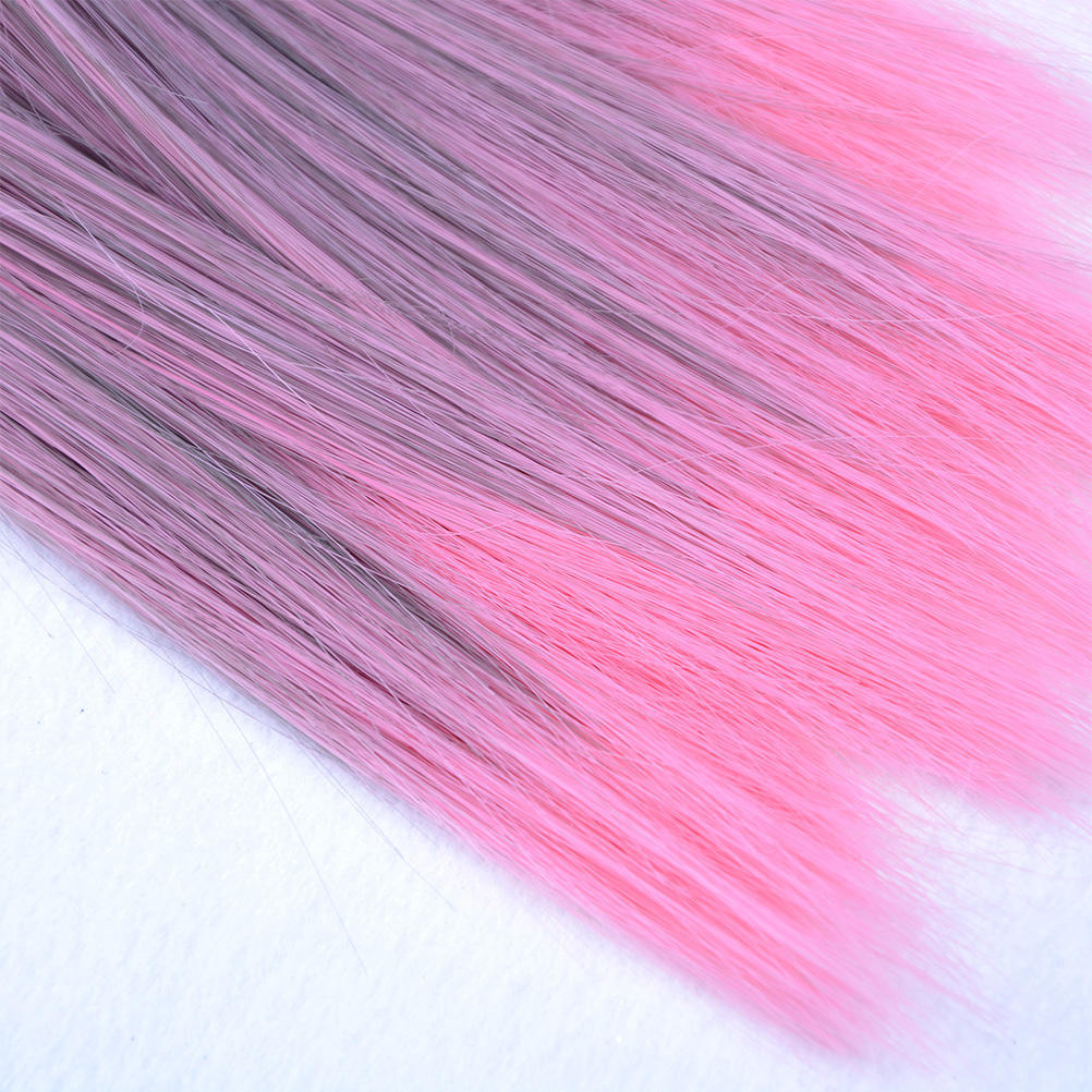 15 см * 100 см прямые волосы с градиентом DIY волосы/парики для куклы BJD 1/3 1/4 1/6 — фото 8