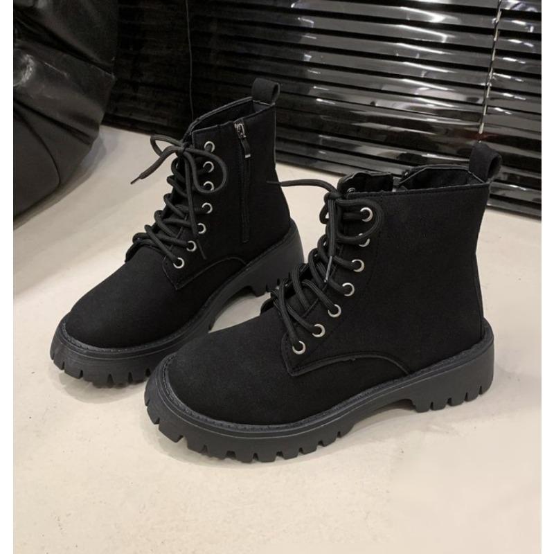 Modische weiße klobige Plateau-Kampfstiefel Damen 2025 Retro Reißverschluss PU-Leder Stiefeletten Frau Punk Dicke Sohle Motorrad Botas Mujer