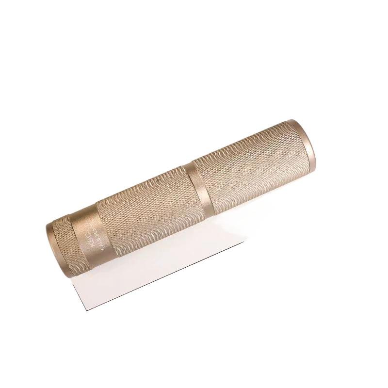 14mm Reverse Thread Metal KSC Suppressor Flash Hider for Soft Bullet Toy Guns Like Jingji Sijun MK18, Sima M416, and Tian Gong.