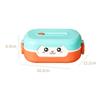 Cartoon Anime Bento Lunch Box Rectangular Leakproof Plastic School Kids Portable Microwave Food Container School Child Lunch Box