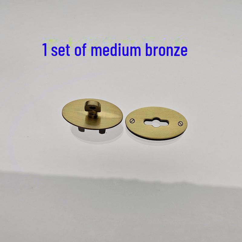 Leather Bag Hardware Repair Kit with Oval Twist Lock In Gold, Silver, Black, and Green Bronze Finishes
