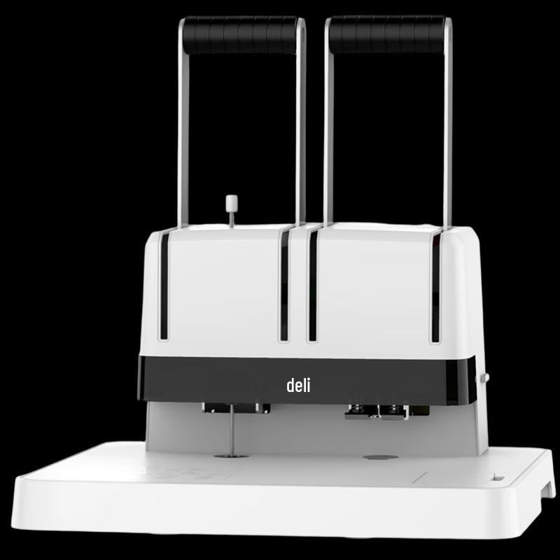 Deli 14650 Manual Financial Binding Machine CN Plug (adapter Included)
