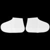 Silicone Rain Shoe Covers Waterproof Snow Shoe Protectors Non Slip Foldable Shoes Boots Overshoes White
