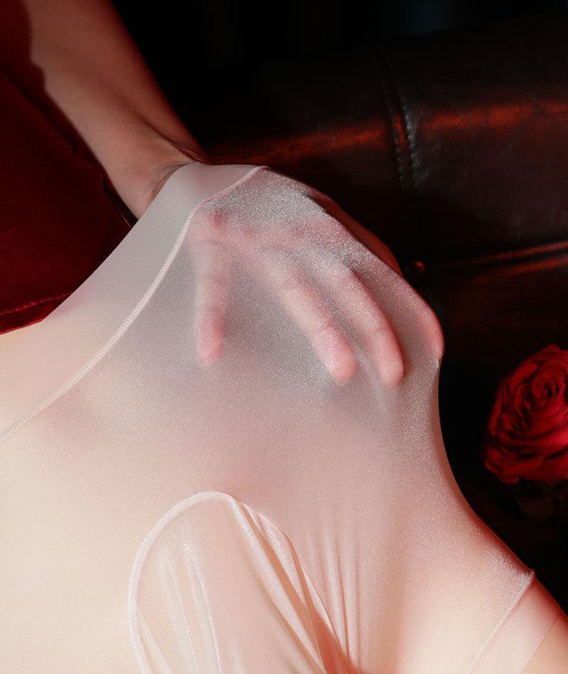 Ultra Sheer Ice Silk Stockings & Panties - Silky, Lustrous, Unisex, Plus Size, Nude Feel, Sexy Water Light.