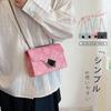 Chain Shoulder Argyle Underarm Crossbody Small Cute PU Perfect for Commuting [xppe] Women's Bag, Handbag, 3-Way, Pattern, Bag, Bag, Bag, Mini, Small,