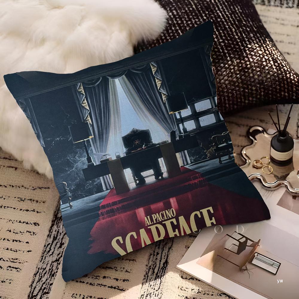 Scarface Stitch Lucky Dragon Pillow Cover Sofa Cushion Cover Home Room Decoration Children Gift