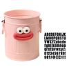 Cartoon Pen Holder Retro Sausage Mouth Bucket Plastic Pen Holder Large Capacity Desk Organizer for Stationery Makeup Brushes