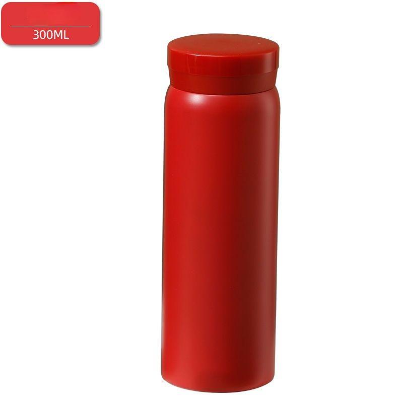 

Портативная термокружка 300 мл, термосы, портативная термокружка из нержавеющей стали, бутылка для воды, кружка для чая, офисная термокружка 300ml красный