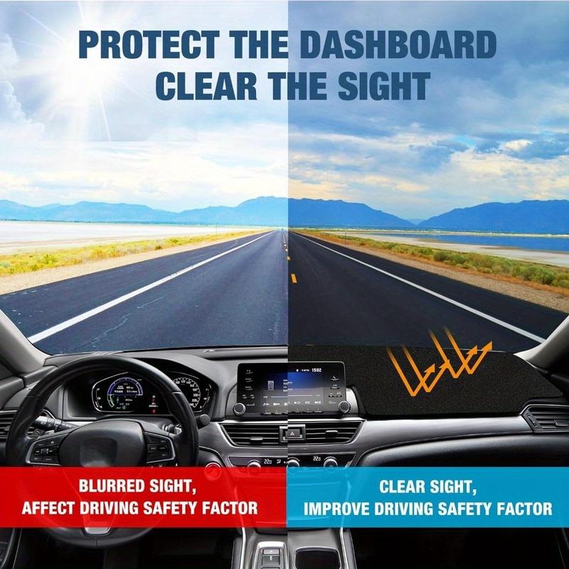 Dashboard Dash Cover Mat Carpet Compatible with 2011 2012 2013 2014 Hyundai Sonata