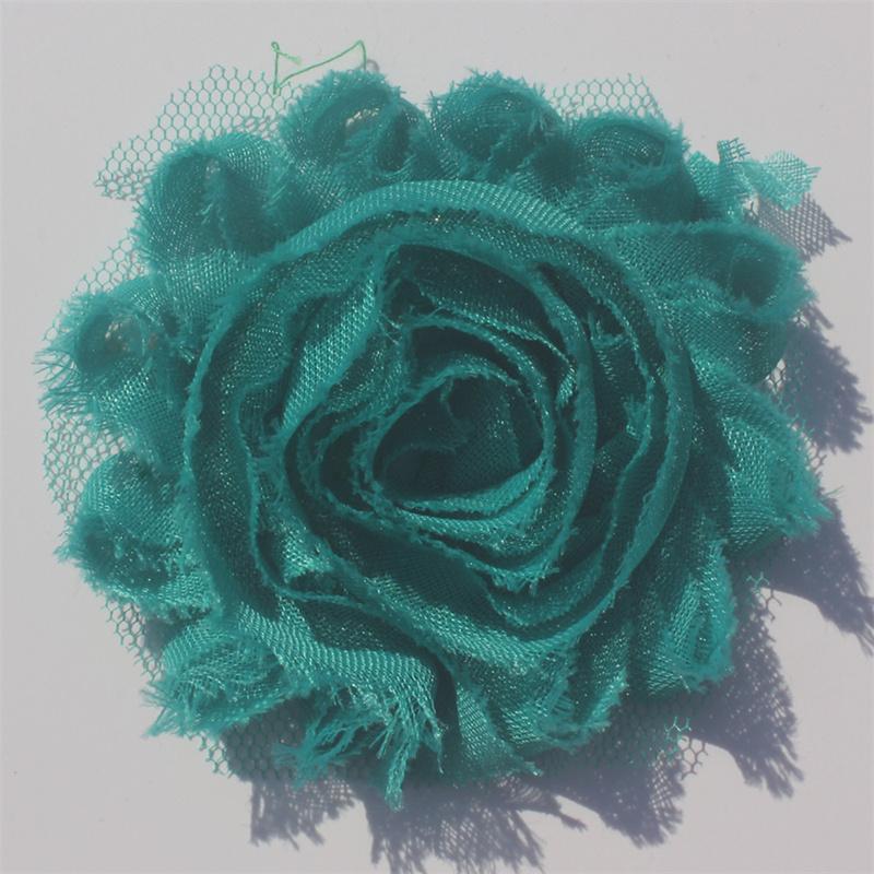 

30 шт. 2,5-дюймовые потертые шифоновые цветы для девочек, повязка на голову, аксессуары для волос, одежда для малышей, шитье платьев, декоративные цветы