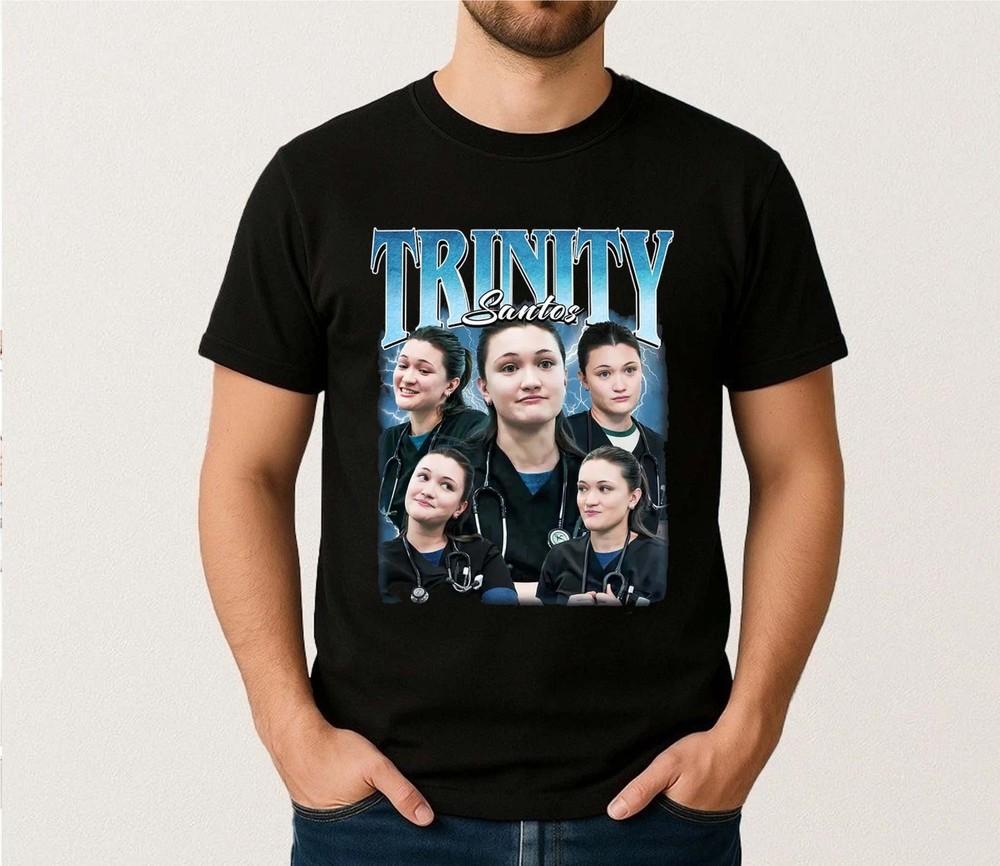 Trinity Santos Unisex Vintage 90s TShirt Medical Drama Fan Graphic Doctor TV Unisex T-Shirt XL