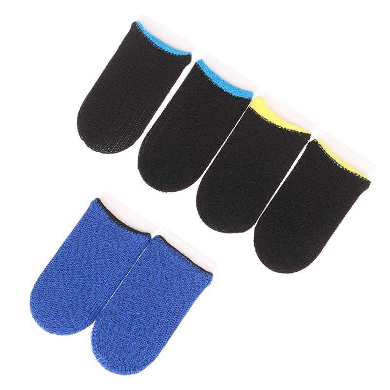 1 Pair  Mobile Game Sweat-Proof Fingers Gloves Touch Screen Thumbs Finger Sleeve