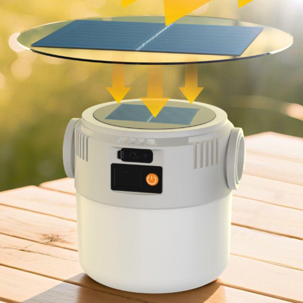 LED Light Camping Light USB Rechargeable Tent Light Retro Style Hanging Lantern  Camping Supplies