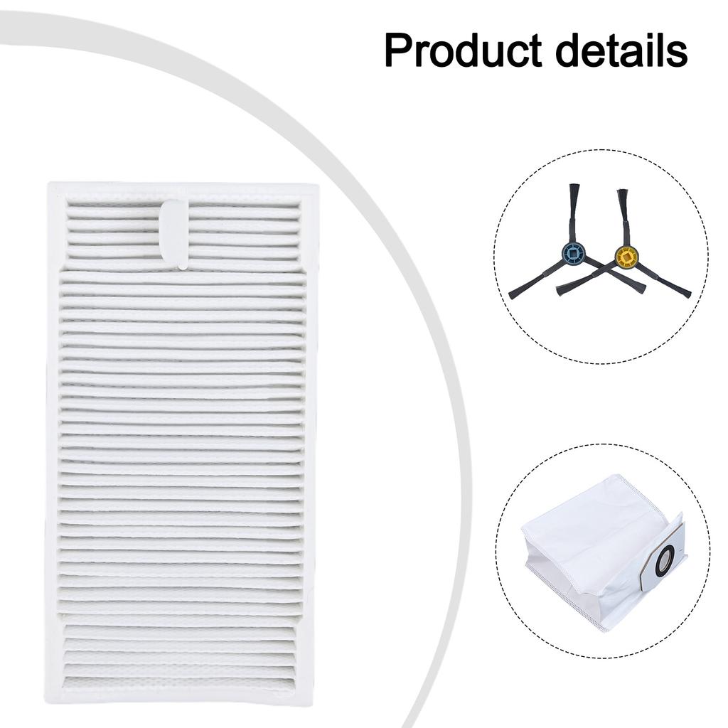 1 Set For Midea V12/ For Eureka J12 For Ultra Filter Mop Cloth Bag Side Brushes Kits Vacuum Cleaner Accessories Spare To Replace