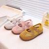 Summer Mesh Breathable Kids Casual Shoes for Girls Anti-slippery Sole Toddler Sports Sandals Cross Straps Girls Ballet Flats Ins