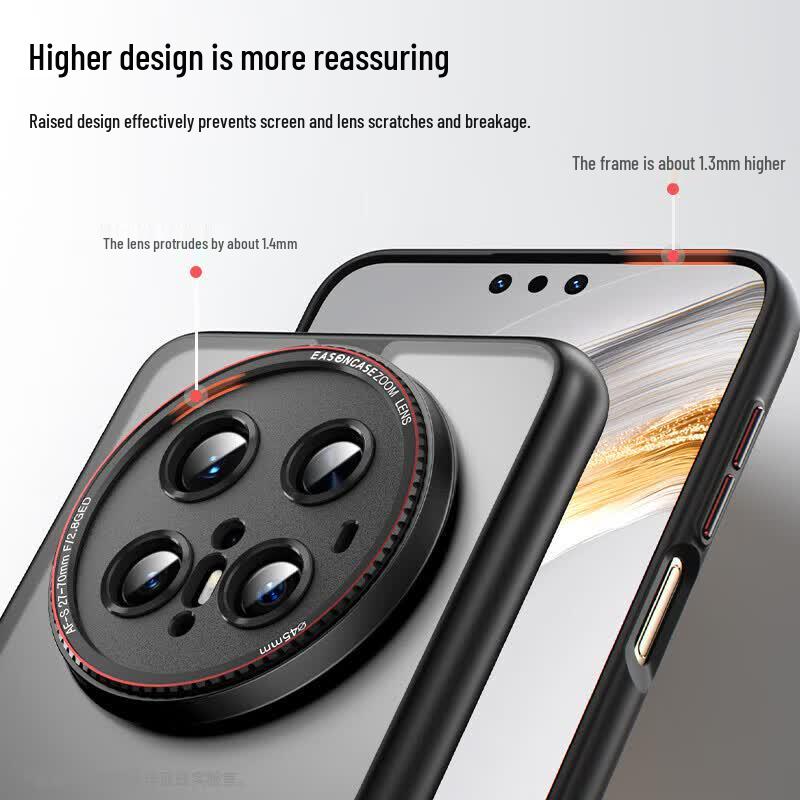BIAZE Full-Coverage Frosted Armor Phone Case for Huawei Mate70 Pro/Pro Plus