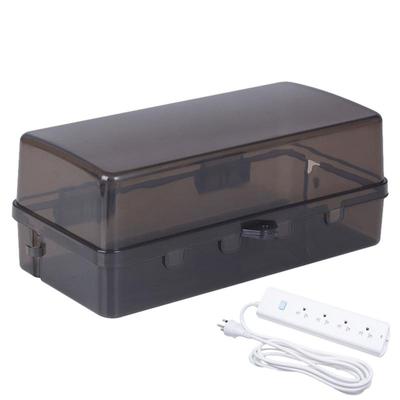 Weatherproof Electrical Box Snow-Proof Socket Storage Boxes for Outdoor Rain-Proof Electric Outlet Protector Protect Outlet Plug
