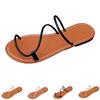 Summer Women's Lightweight Flat Bottomed Two In One Beach Slippers