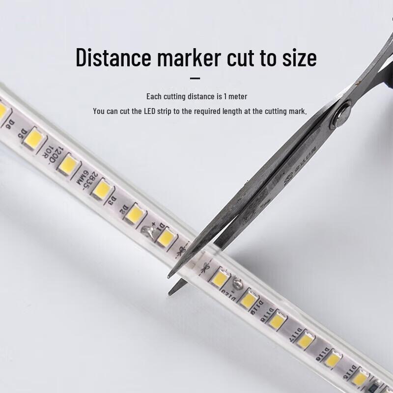 Beigong 220V High Brightness 6W/m Embedded Linear LED Light Strip