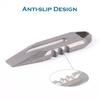 Hamans Titanium EDC Prybar Portable Mini Keychain (Grey)