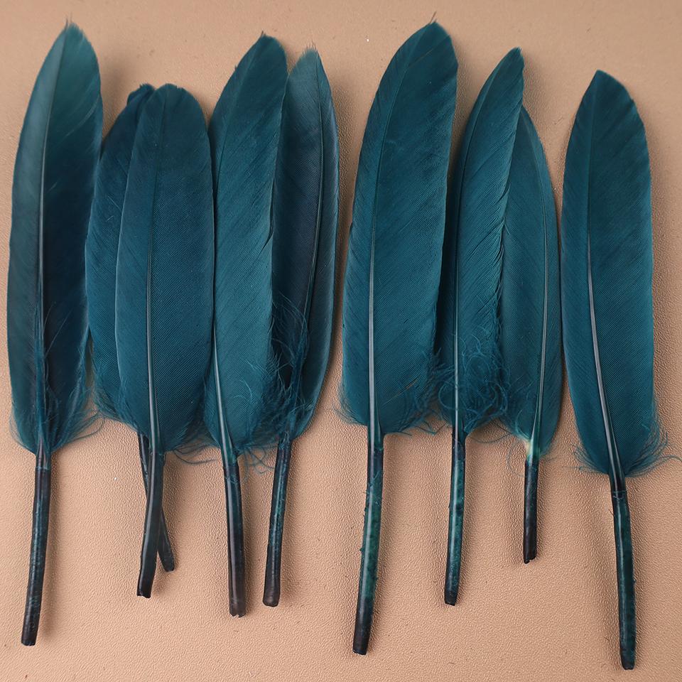 Duck Feathers for Clothes Handicraft Accessories White Golden Black Pink Peacock Goose Feather Plumas Handicraft Article