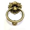 Dekor Messing Löwe Türklopfer (Löwengesichtsdesign) |  , Hoteltür, Haupttore | Schwerlast Messing Löwen Türklopfer mit Schrauben (golden (Packung mit 1))