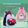 Children Cartoon Car Backpack With Durable Polyester Lining For Preschoolers