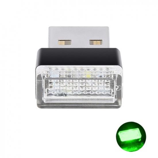 3x USB LED Lights Car Interior Neon Atmosphere Ambient Lamp Bulb Accessories