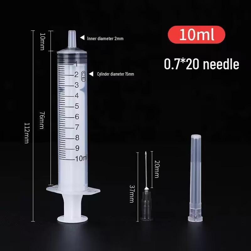 Veterinary Disposable Sterile Syringe Needle Tube Injector for Feeding and Infusion
