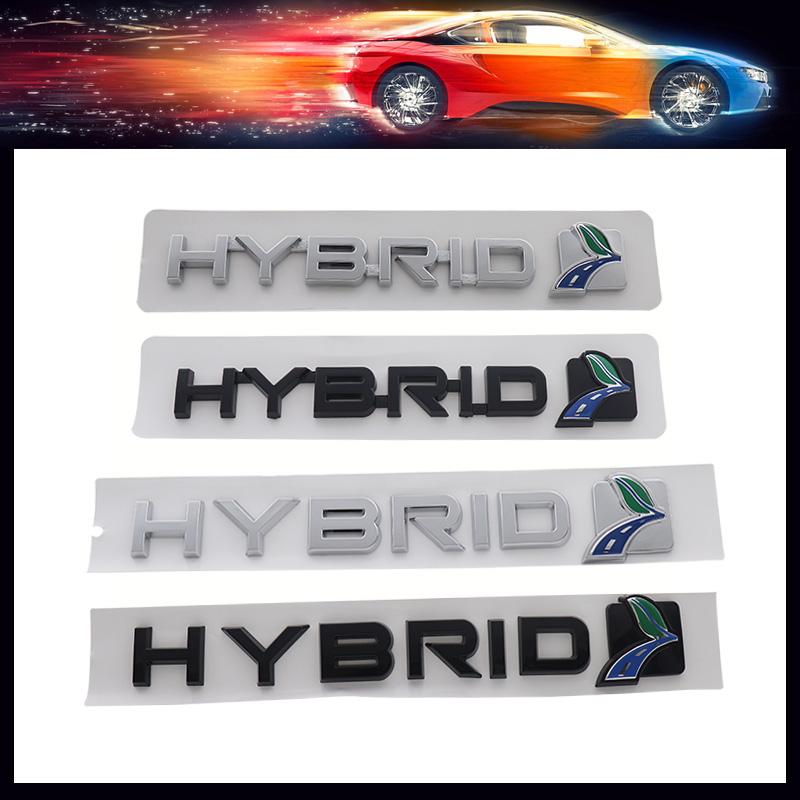 3D Premium HYBRID Eco Leaf Sticker Tail Bumper Badge Auto Rear Trunk Emblem Accessories Exterior Decoration
