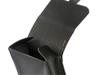 LONGRIDE Single Side Swingarm Bag for Harley Dyna CUS283 (Black Leather)