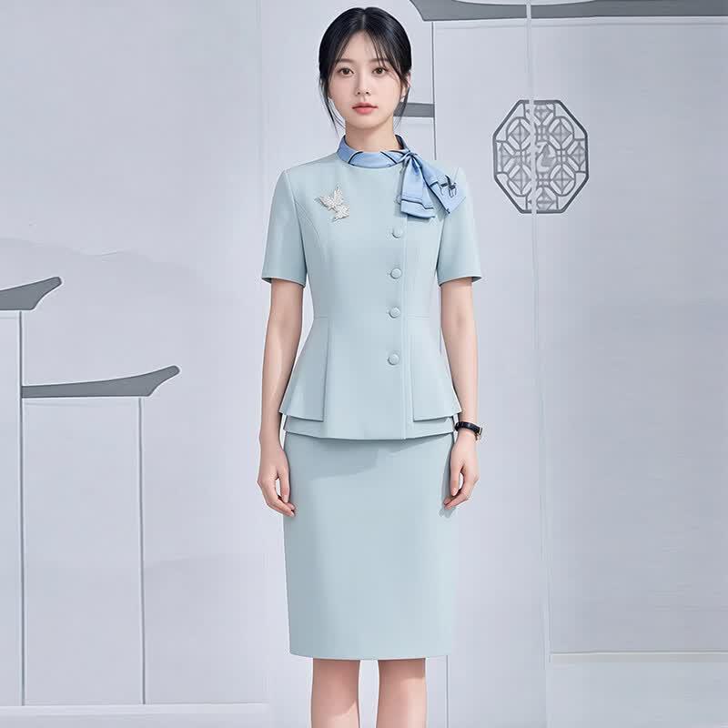 Women s Professional Blazer Suit Set L