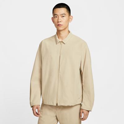 Nike Dri Fit Jackets Men s Khaki Lapel Moderate Other S