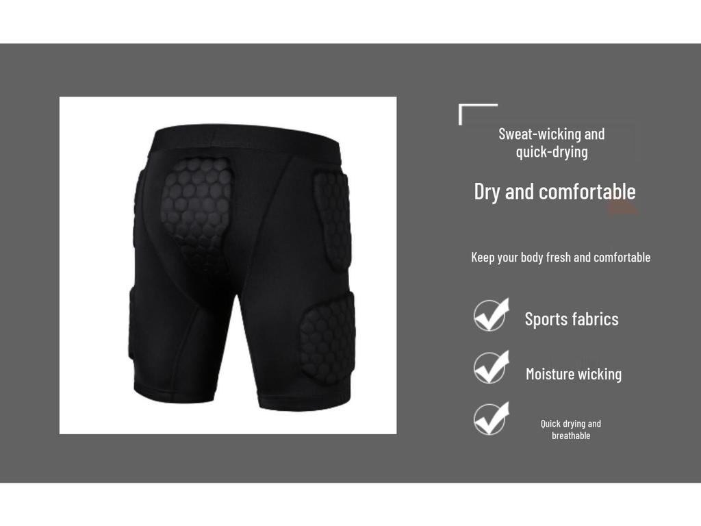 Ski & Sports Protective Honeycomb Anti-Collision Shorts and Breathable Fitness Leggings.