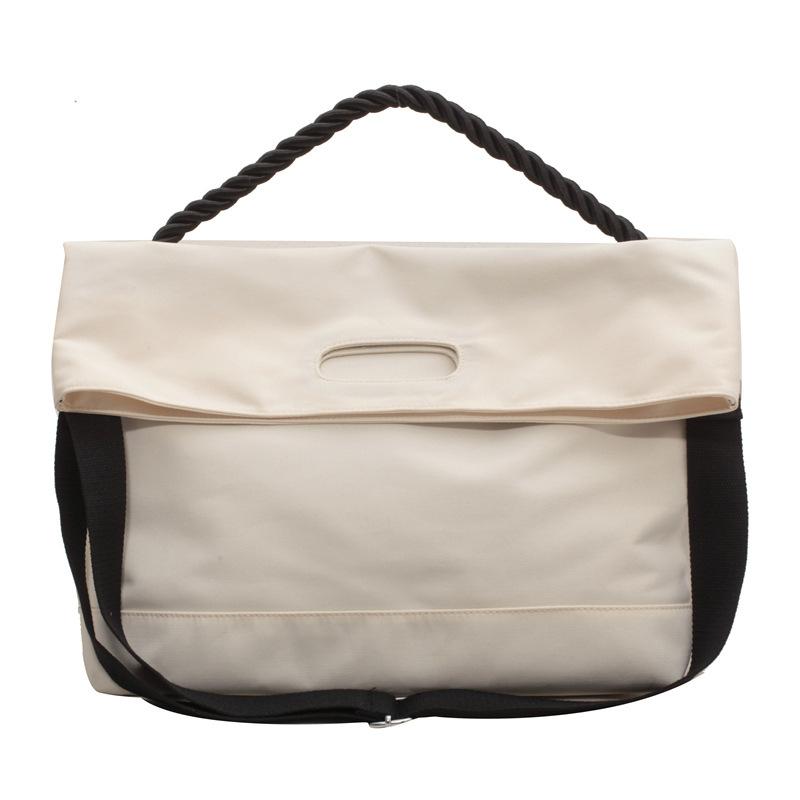 Large capacity niche bag women's summer new girl canvas shoulder bag premium tote bag