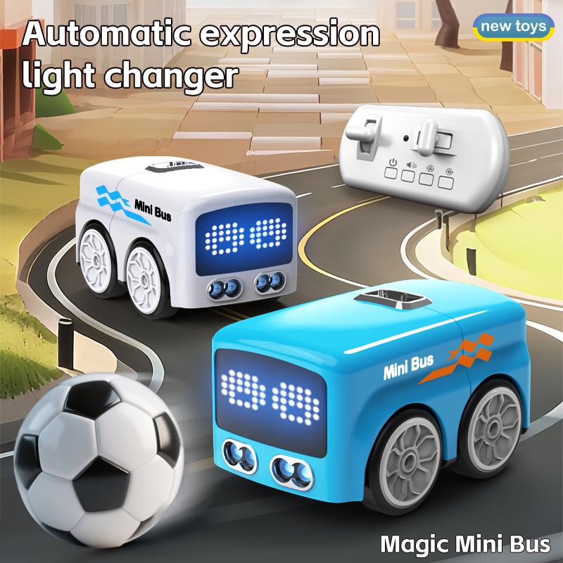 Non-Toxic Gesture Induction Rc Intelligent Mini Bus Magic Intelligent Remote Control Cartoon Car Senior Smart Electric Vehicle Childrentoy