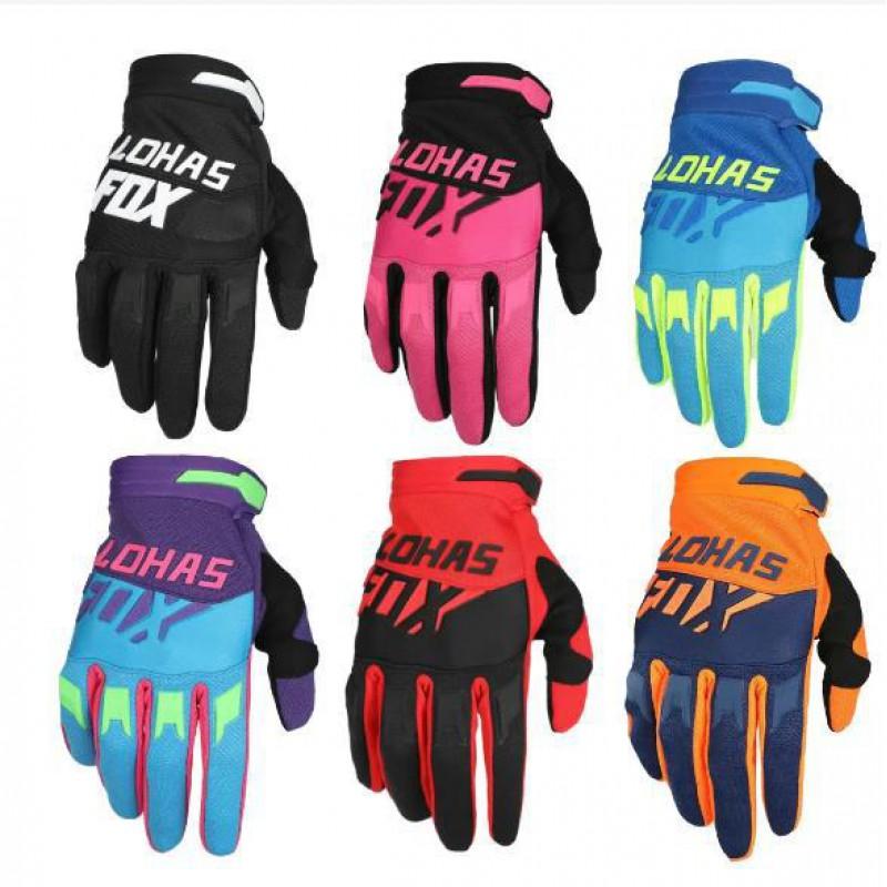 LOHASFOX Vollfinger Mountainbike-Handschuhe Offroad-Radfahren Langlebig Anti-Rutsch 6 Farben verfügbar
