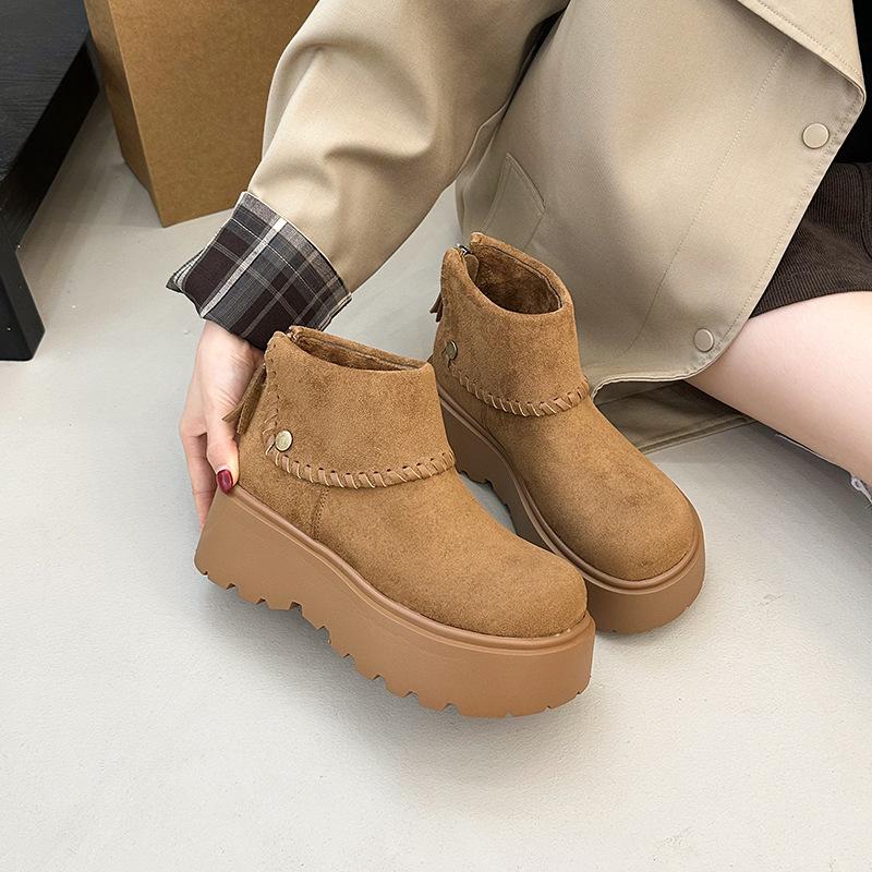 Thick-soled Martin Boots Women's 2025 New Autumn Retro British Style Versatile Two Wear Small Thin Boots Short Boots