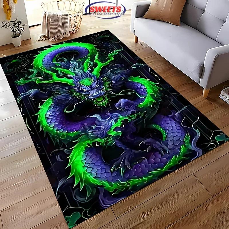 Neue Regale! Dargon Großflächenteppich, Wohnzimmer Schlafzimmer Bürobereich Kinderzimmer der Wahl, Rutschfeste Maschinenwaschbare Matte