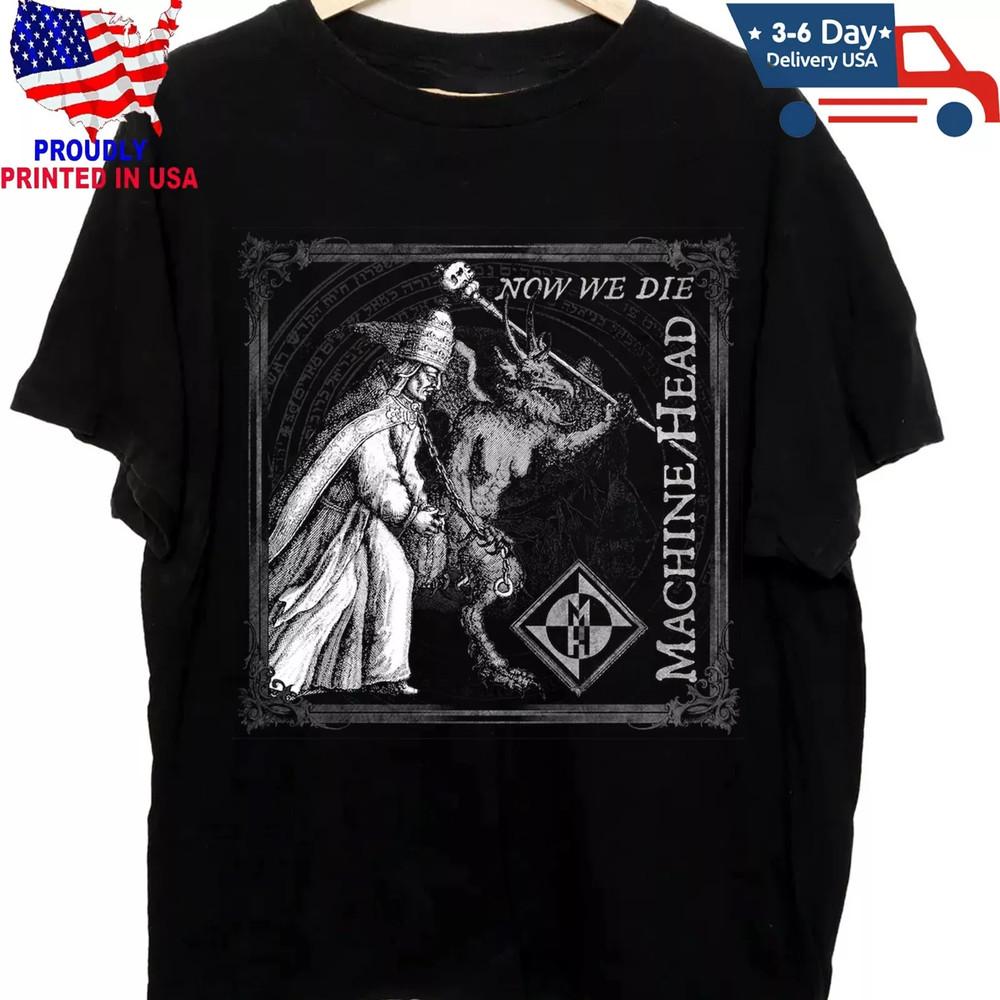 New Rare Machine Head Gift For Fans Men S5XL Tee 1HN178 Unisex T-Shirt S