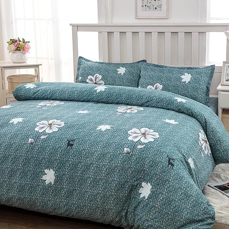 Quilt Cover, One Piece, Skin Friendly, Comfortable, and Simple. Single or Double Student Dormitory Household Quilt Cover, One Piece Quilt Cover